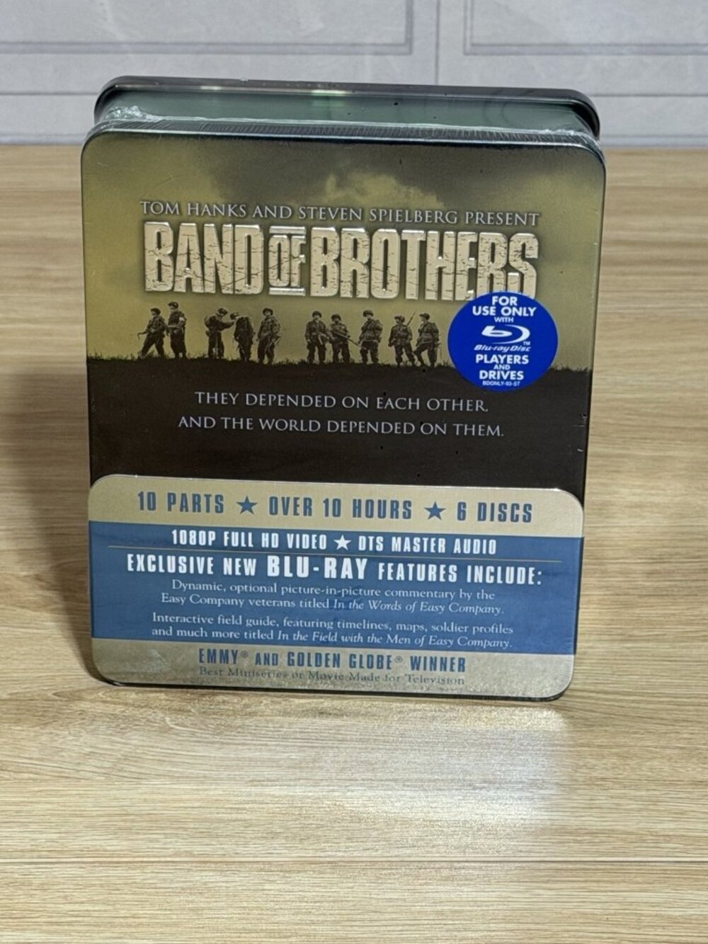 Band of Brothers DVD Blu Ray DVD Set NEW In Collectors Tin Sealed 2008 WWII